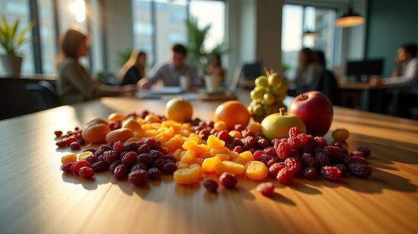 Livraison de fruits secs au bureau : boostez la pause gourmande de vos collaborateurs